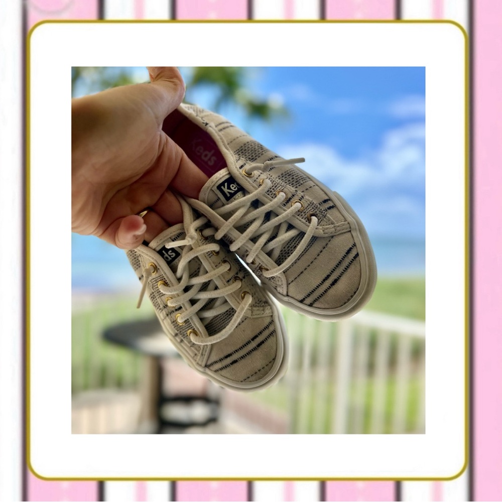 Keds Double Up Upper Fashion Lace Up Sneaker Sz 10.5 M